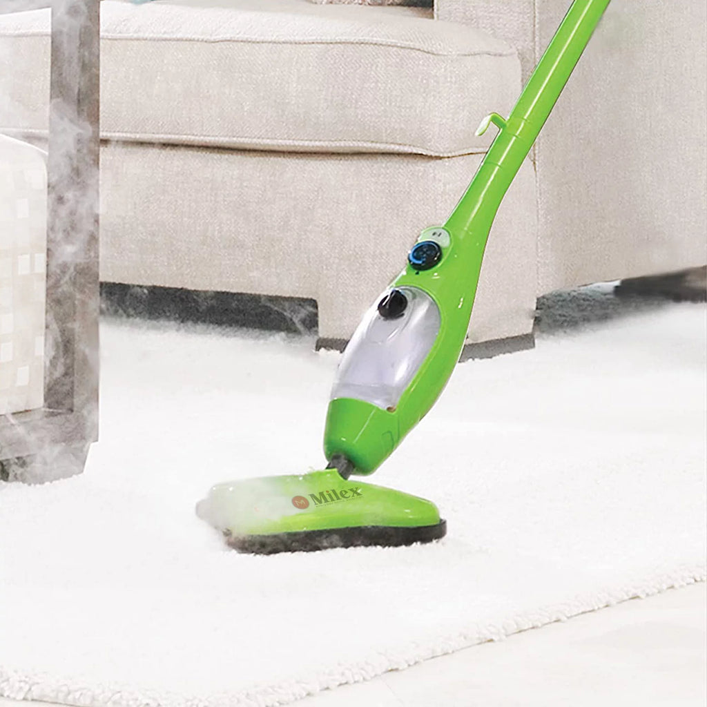 Floor Steamer with Detachable Handheld Steam Cleaner for Tile and Hardwood Floors N255027