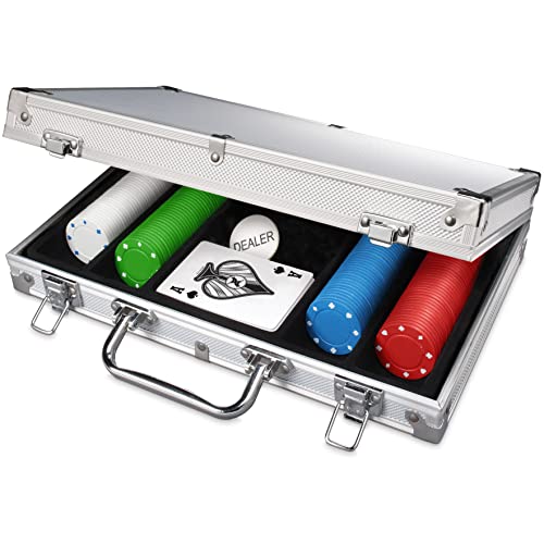 Spin Master Games Cardinal Classics 300-Piece Poker Set with Aluminum Case G10767