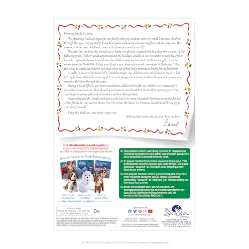 The Elf on the Shelf: A Christmas Tradition Boy Scout Elf with Blue Eyes Storybook and Keepsake Box W196