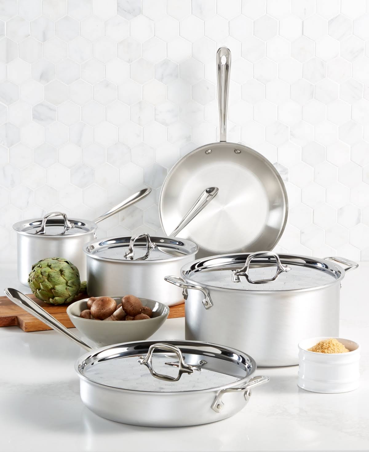 All-Clad Master Chef 9-Pc. Cookware Set A846