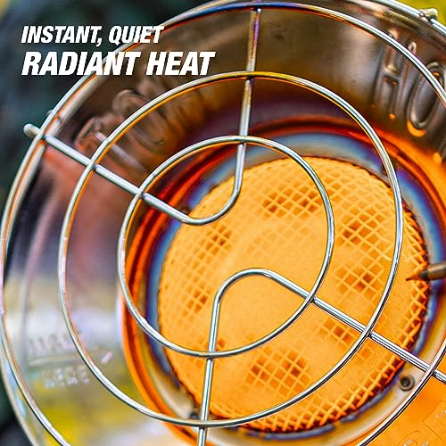 15,000 BTU Portable Propane Radiant Heater, Grey/Silver N740