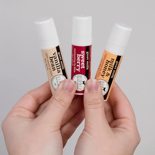Dionis Goat Milk Lip Balm Ornament 6-Piece Variety Pack S6767