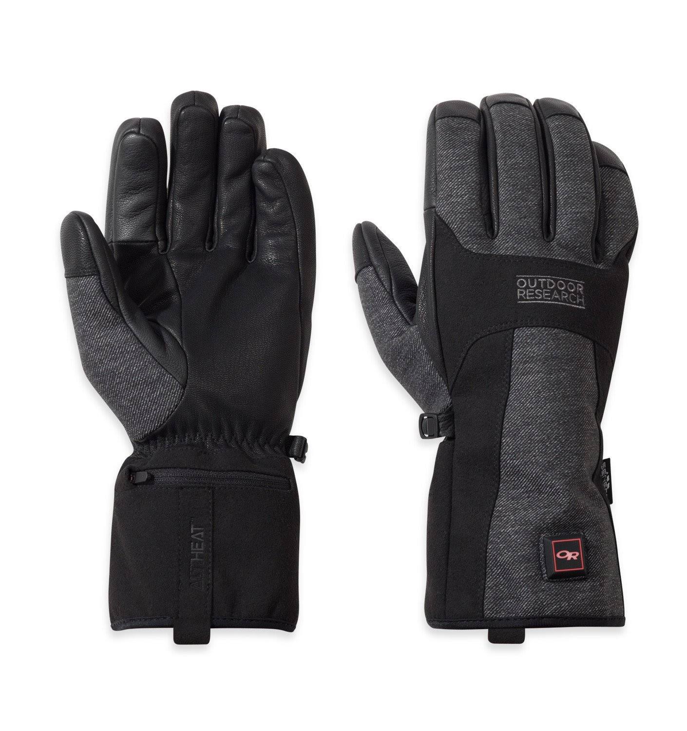 Outdoor Research Oberland Heated Gloves, Black/Charcoal - Avayadevconnect