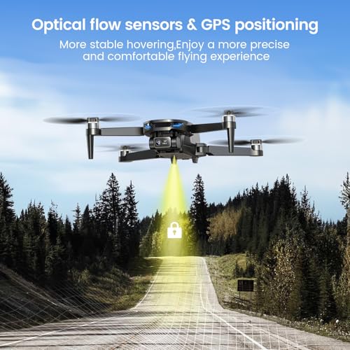 DEERC D65 2 Axis Gimbal GPS Drone with Camera 4K for Adults C48351