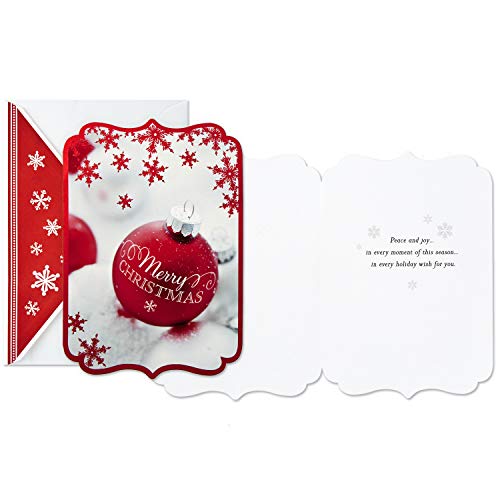 Hallmark Christmas Boxed Card Assortment with Ornament and Stocking, 40 Cards with Envelopes W749