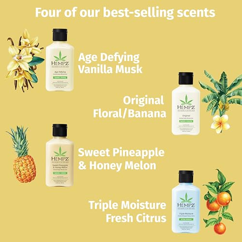 Hempz Everyday Favorites 4-Piece Mini Lotion Gift Set, 2.25 oz R906389