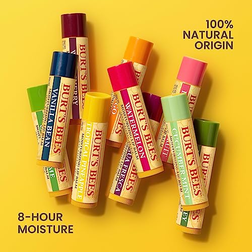Burt's Bees Lip Balm 4-Pack, Pink Grapefruit, Mango, Coconut & Pear, Pomegranate C323915
