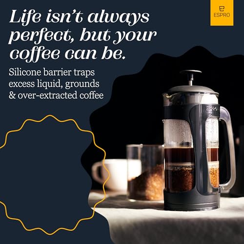 ESPRO P3 French Press Coffee Maker, Black, 32 oz O291