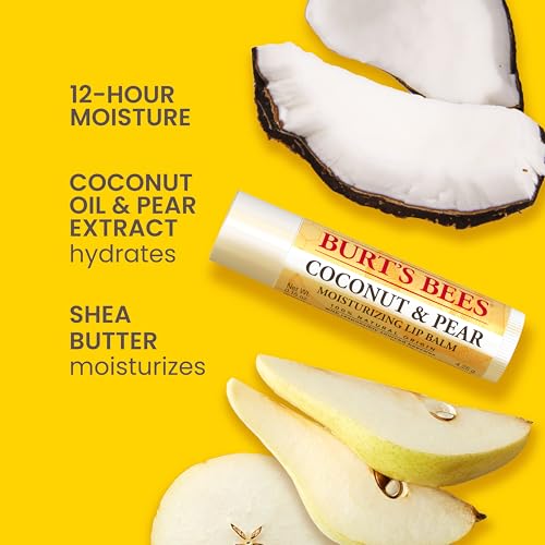 Burt's Bees Lip Balm 4-Pack, Pink Grapefruit, Mango, Coconut & Pear, Pomegranate C323915