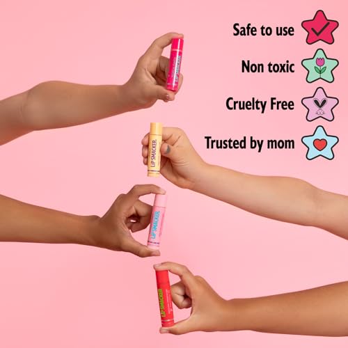 Lip Smacker Original Party Pack - 10 Moisturizing Lip Balms, Classic Flavors S23577