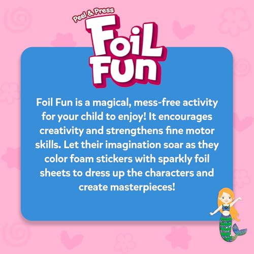 Skillmatics Foil Fun Christmas Ornaments, Mess Free Art Craft Kit for Kids Ages 4-9 S207