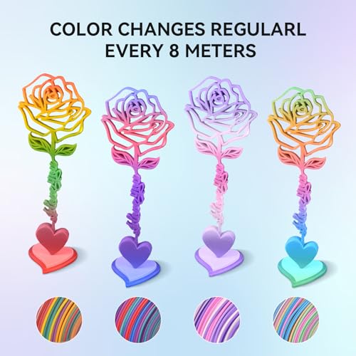 SUNLU PLA Filament 1.75mm 250g 8 Rolls Multicolor Bundle Y20969