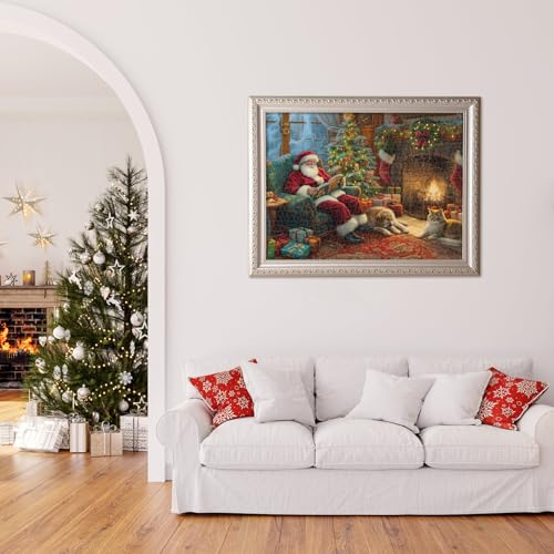 Nattork Jigsaw Puzzle 1000 Pieces for Adults, Christmas House W31652