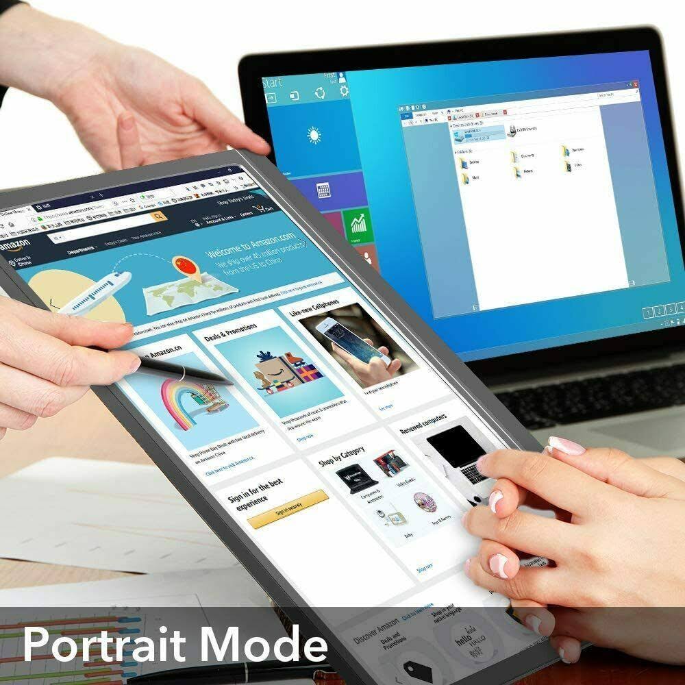 Lepow 15.6" Portable Monitor Full HD IPS Display L857