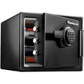 Sentrysafe Sfw082et Fire-Resistant Safe and Waterproof Safe with Digital Keypad 0.82 Cu ft, Black - Megean