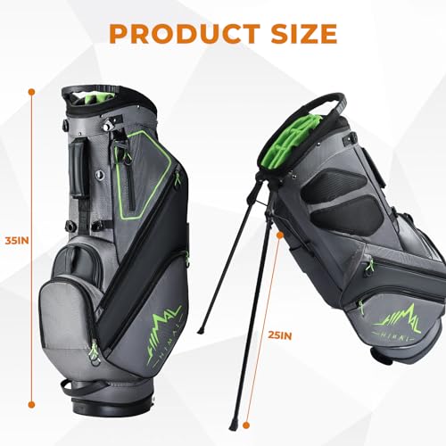 14 Way Dividers Golf Stand Bag Lightweight with Multiple Pockets E912707