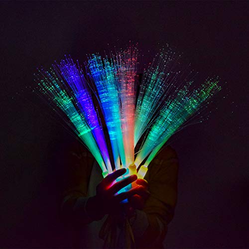 M.best 12pcs Glow Sticks Party Supplies, 3 Modes Flashing LED Light Up Wands Z14207