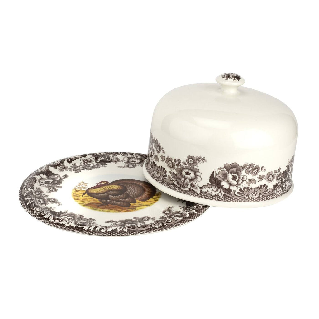 Spode Woodland 2 Piece Serving Platter with Dome V41966