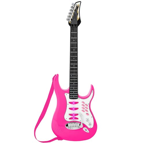 Kids Electric Musical Guitar Play Set Toy Starter Kit with Microphone and Amp - Blue B982