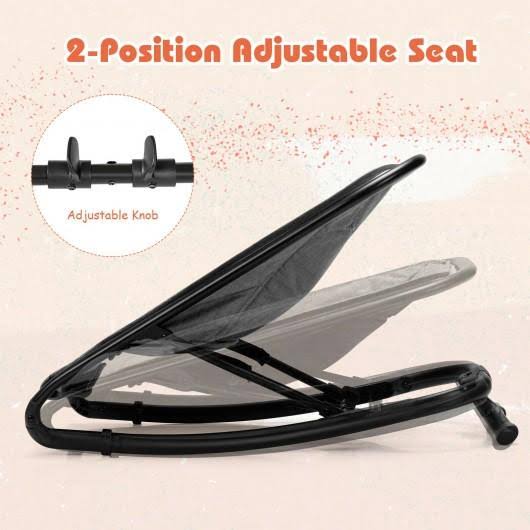 Adjustable Baby Bouncer and Rocker, Gray B290
