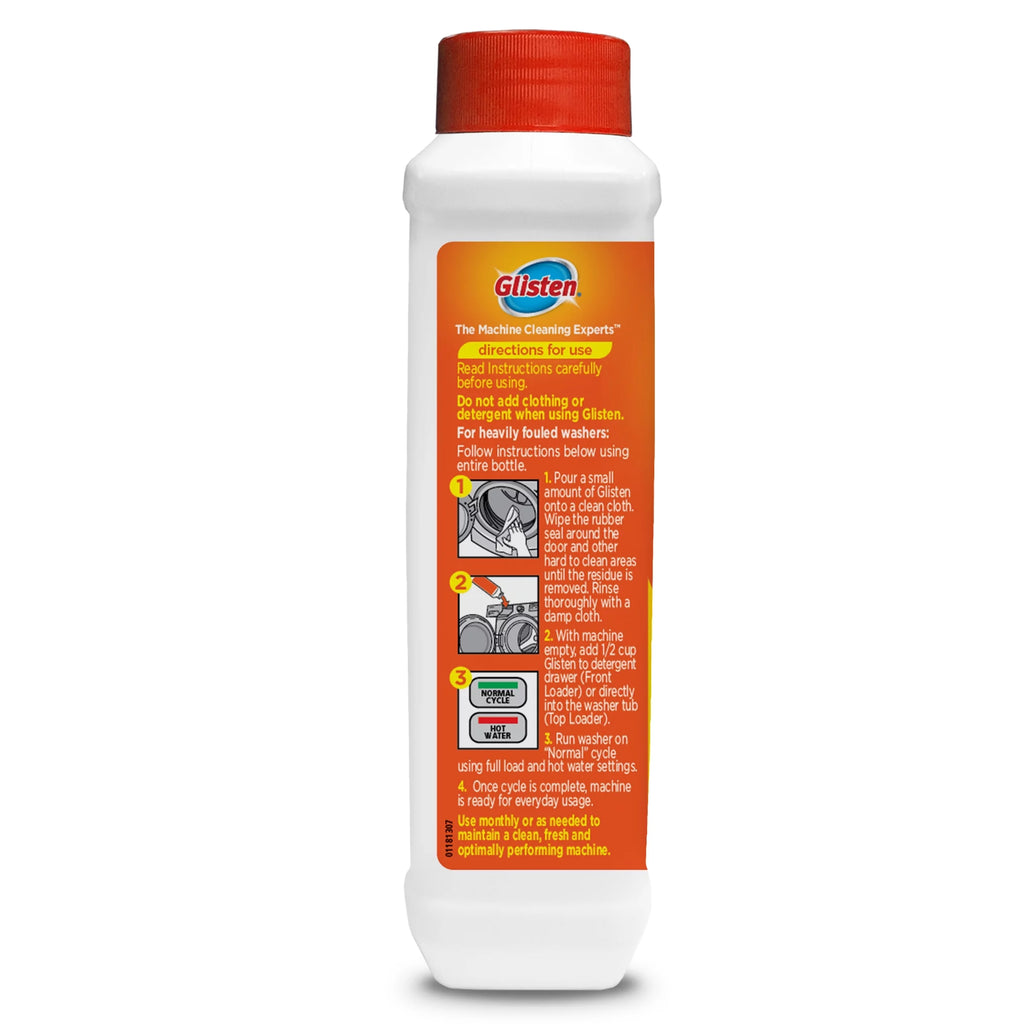 Glisten Washer Magic Washing Machine Cleaner, 3 Bottles S849864