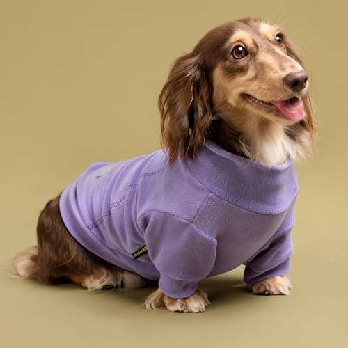 Fitwarm 3 Pack Classic Fleece Dog Sweater for Small Dogs, Medium D613