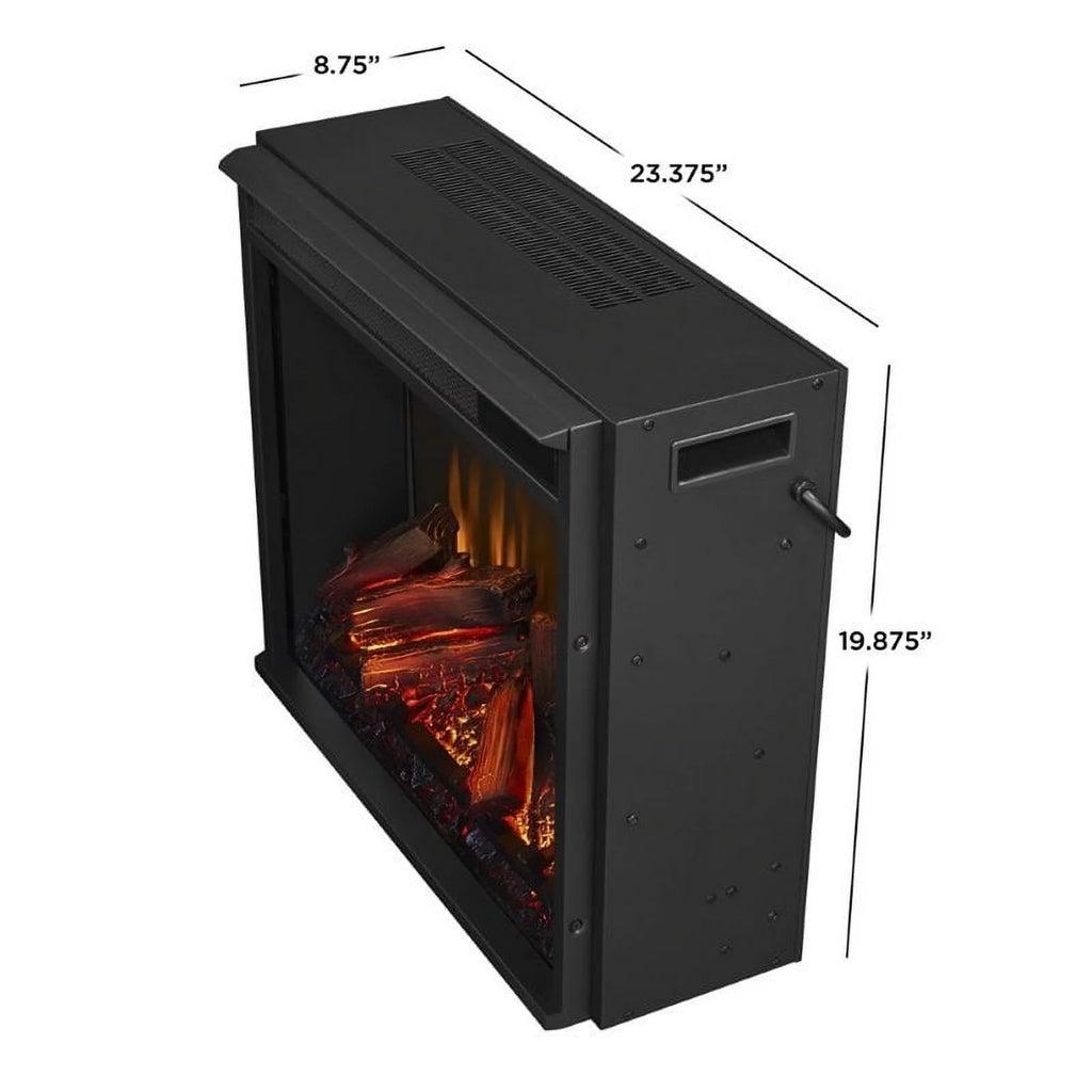 Bowery Hill Traditional Wood Electric Corner Fireplace for TVs up to 50" Oak M8800