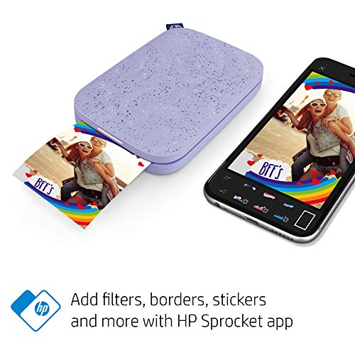HP Sprocket Portable 2x3 Instant Photo Printer (Luna Pearl) A89391