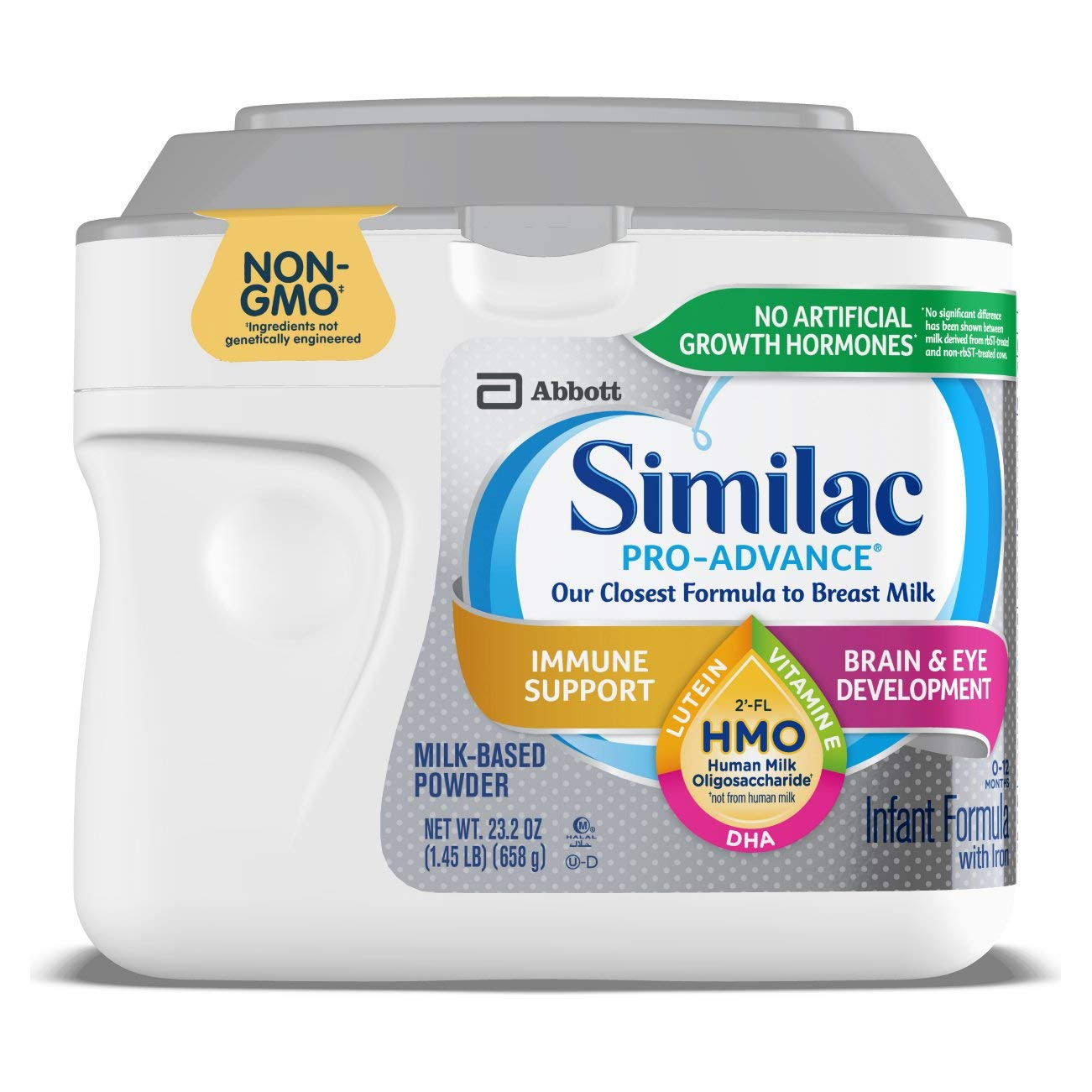 Similac Pro-Advance Non-GMO Infant Formula with Iron, with 2-fl HMO, for Immune - Megean