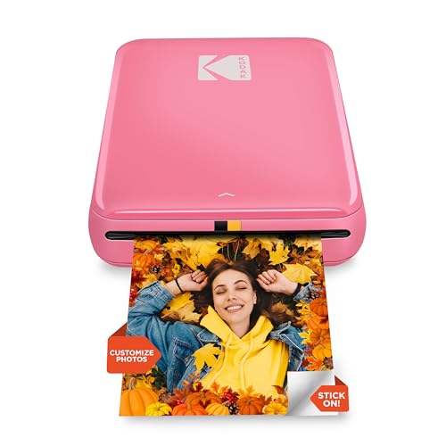 KODAK Step Instant Smartphone Photo Printer - Portable Wireless Zink 2x3" - White G38776