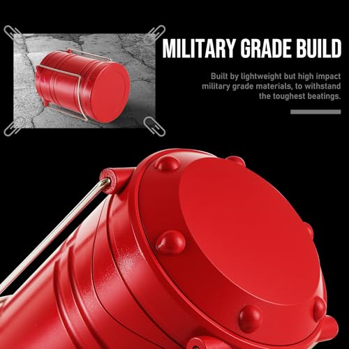 Lichamp LED Camping Lantern 4 Pack, Battery Powered Portable Hanging Light X975