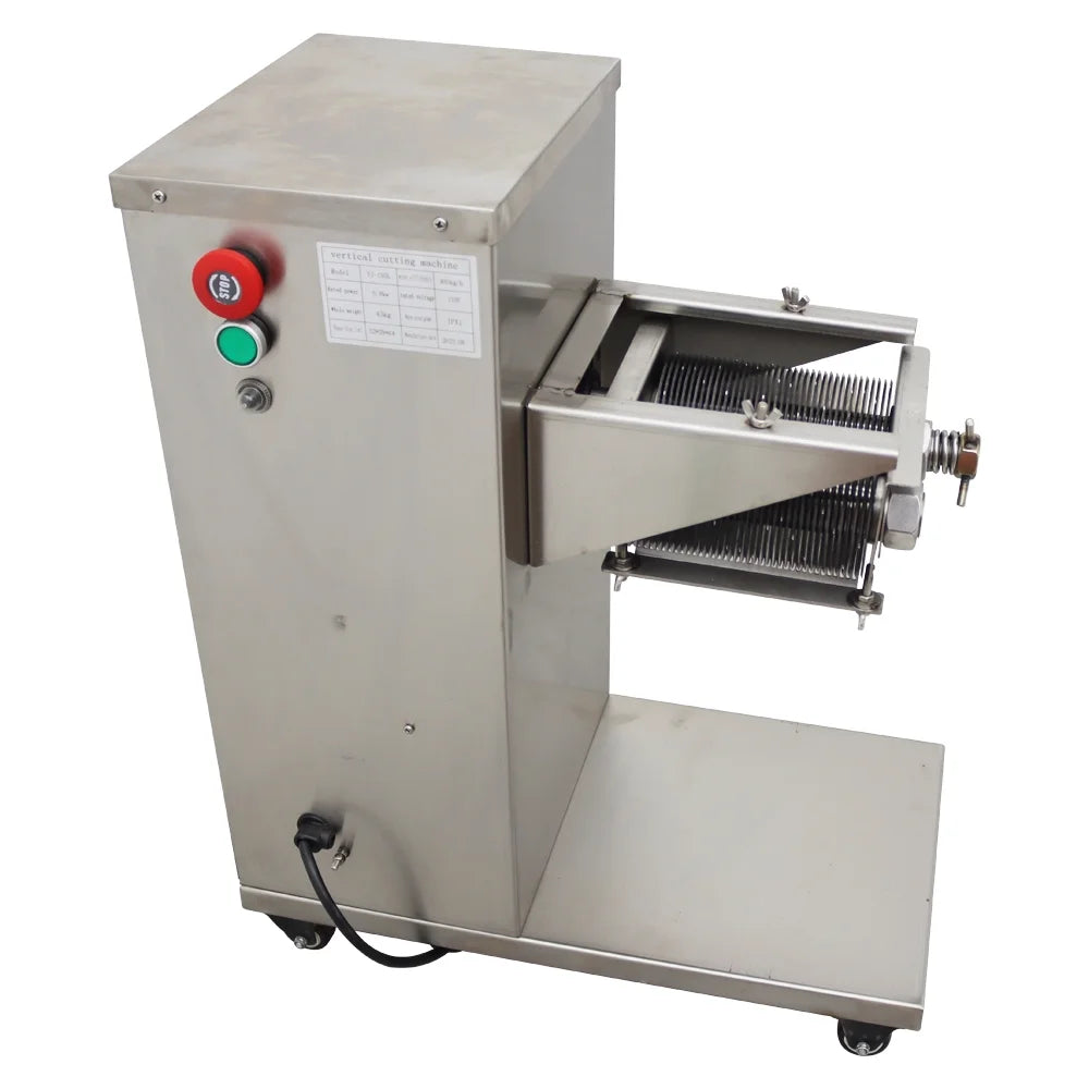 INTSUPERMAI Commercial Meat Slicer with 2.5mm Blade, Stainless Steel T900596