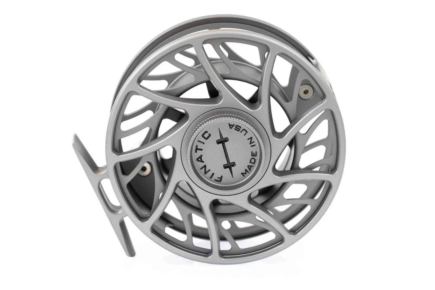 Hatch 11 Plus Gen 2 Finatic Fly Reel - Large Arbor - Gray/Black Y429