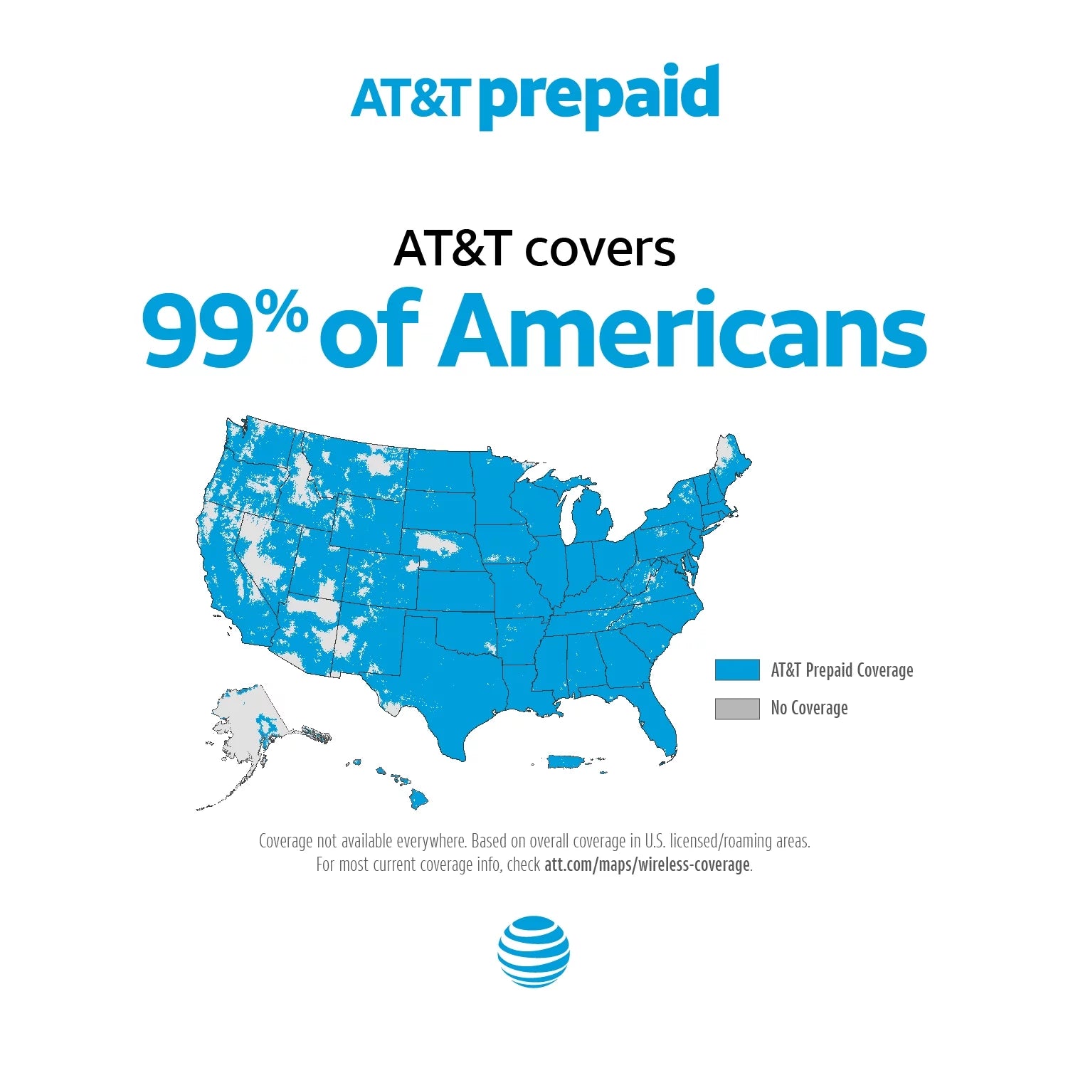 AT&T Calypso 16GB Prepaid Smartphone Chameleon Blue S434