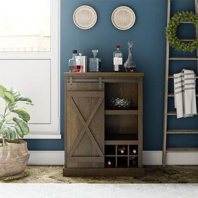 Allan Bar Cabinet Sand u0026 Stable