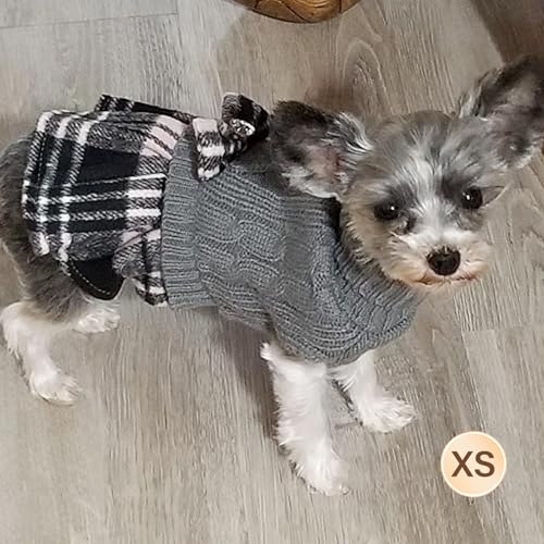 KYEESE Dog Sweater Knitwear with Bowtie for Small Dogs R875009