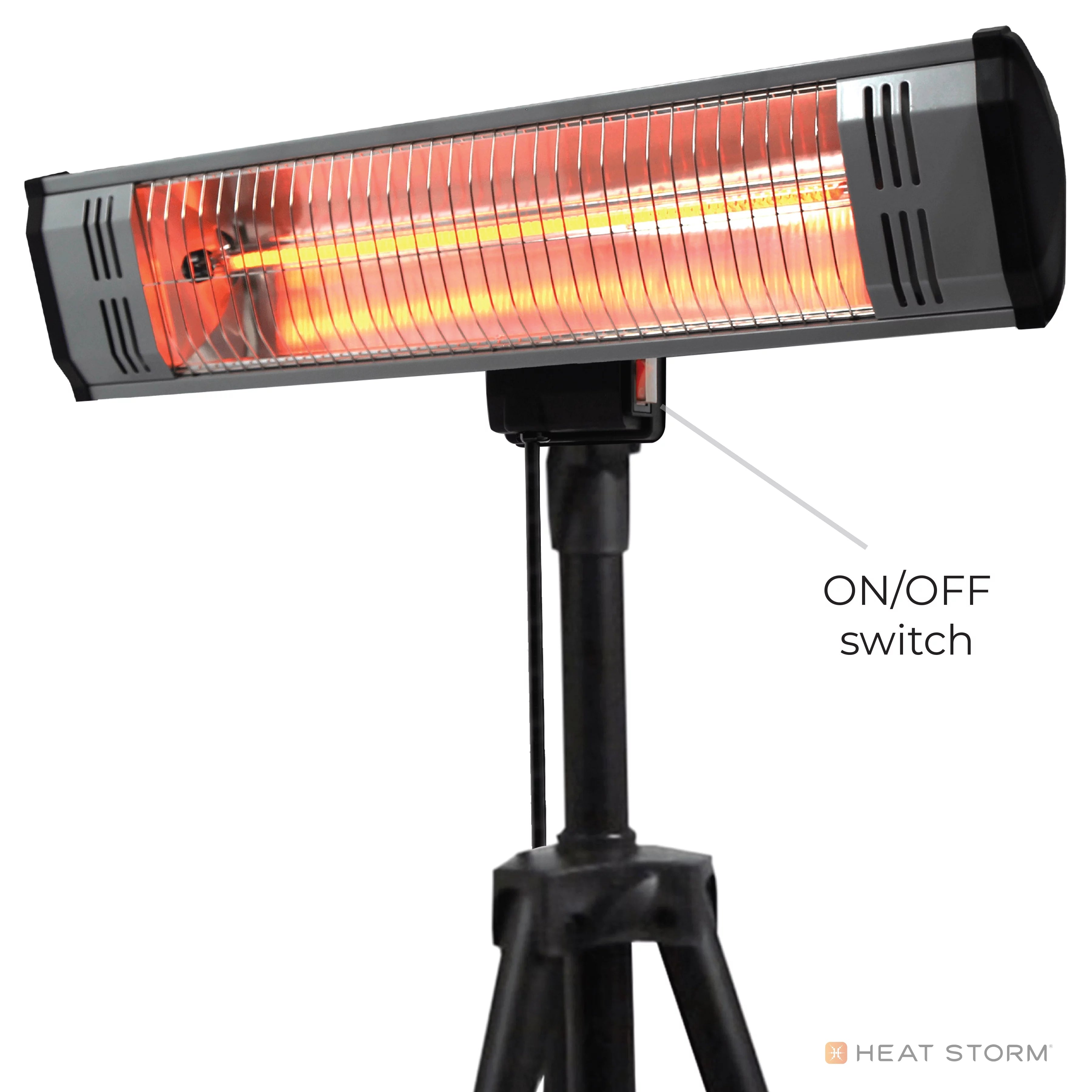 Heat Storm Infrared Tradesman 1500 Watt Electric Outdoor Heater with Tripod B1456