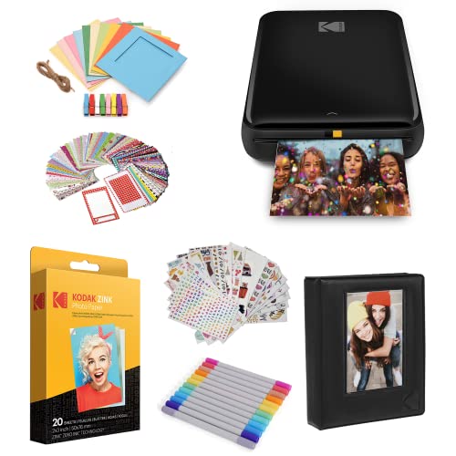 KODAK Step Instant Smartphone Photo Printer - Portable Wireless Zink 2x3" - White G38776