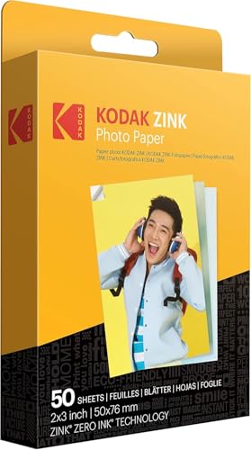 KODAK Step Instant Smartphone Photo Printer - Portable Wireless Zink 2x3" - White G38776