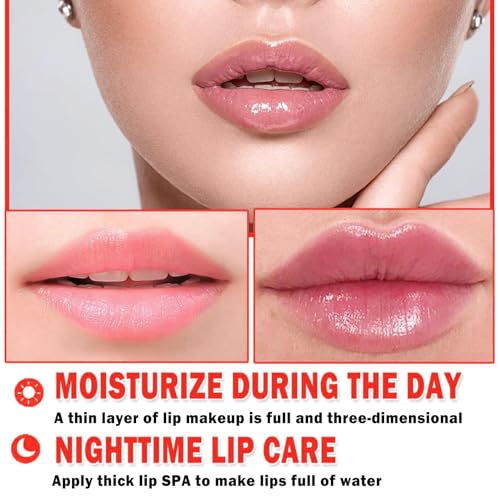 8 PCS Bee Lip Balm Honey Pot Variety Pack - Hydrating Overnight Lip Mask S63536