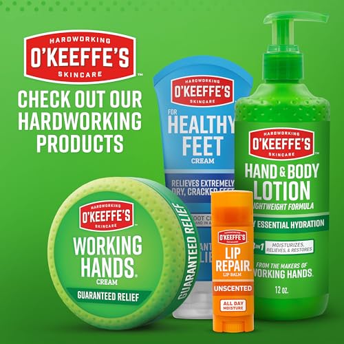 O'Keeffe's Working Hands Hand Cream for Extreme Dryness, 3 oz Tube (2 Pack) F841111