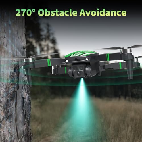 TT19 Foldable 1080P Camera Drone for Adults, Brushless Motor RC Quadcopter, Orange E4143