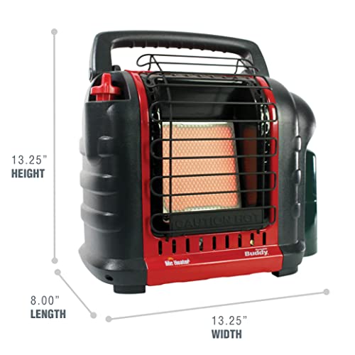 Mr. Heater Portable Buddy Heater MH9BX 4,000-9,000 BTU Indoor-Safe Propane Radiant Heater Q997