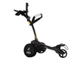 MGI Zip X1 Electric Golf Push Cart Swivel Wheel Caddie with Accessories, Black