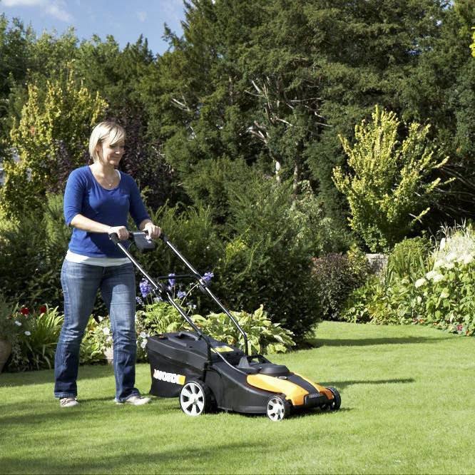 Worx 14x22 Cordless Push Lawn Mower 24V L754