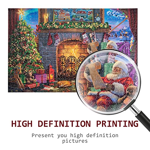 Becko 1000 Piece Wooden Jigsaw Puzzle for Adults, Snow Scene N4512