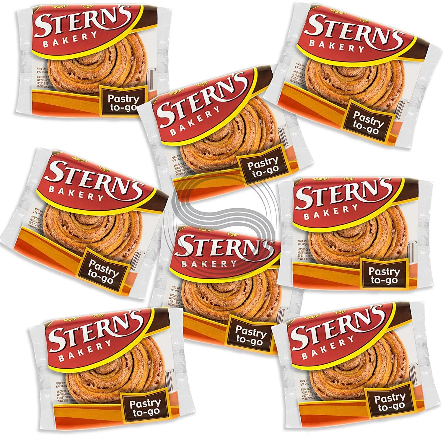 Sterns Bakery Cinnamon Swirl Snack Cakes, 1.5 oz, 80 Count U4944