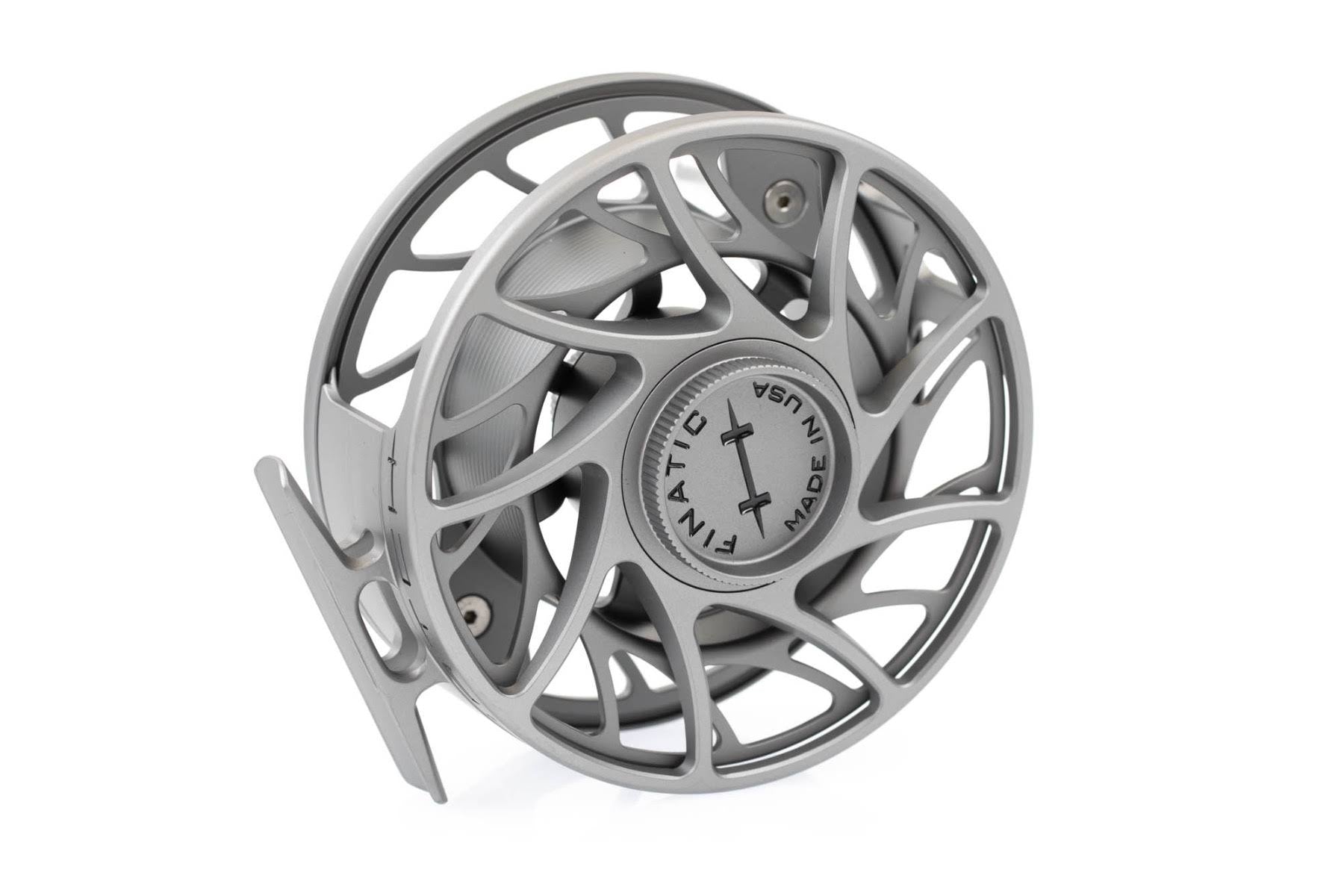 Hatch 11 Plus Gen 2 Finatic Fly Reel - Large Arbor - Gray/Black Y429