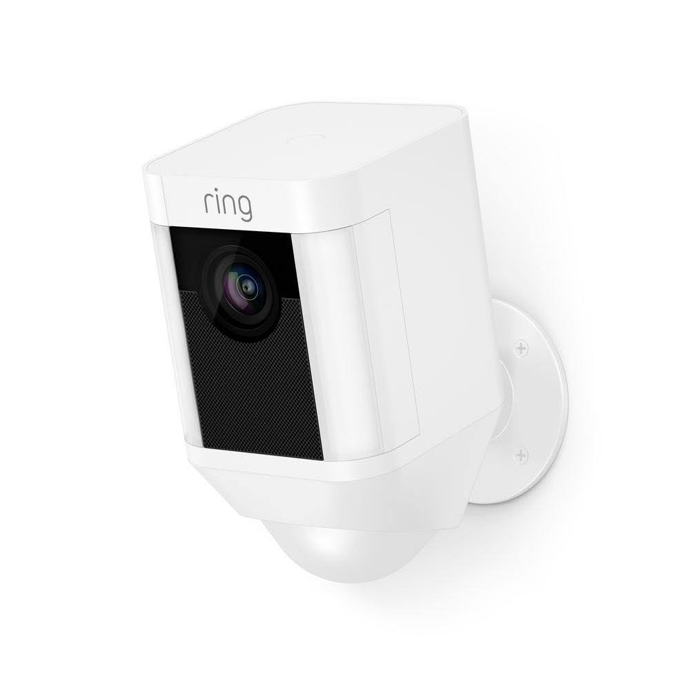 Ring Spotlight Cam Battery HD Security Camera with Two-Way Talk and Siren, Works with Alexa, Black E2911