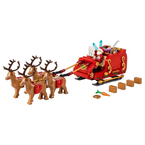 LEGO Santa's Sleigh Building Toy Set with Santa Claus Figurine & Reindeer, Ages 9+ Y3715